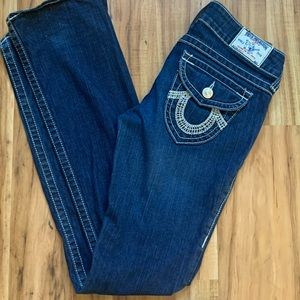 True Religion Becky Denim Straight Jeans